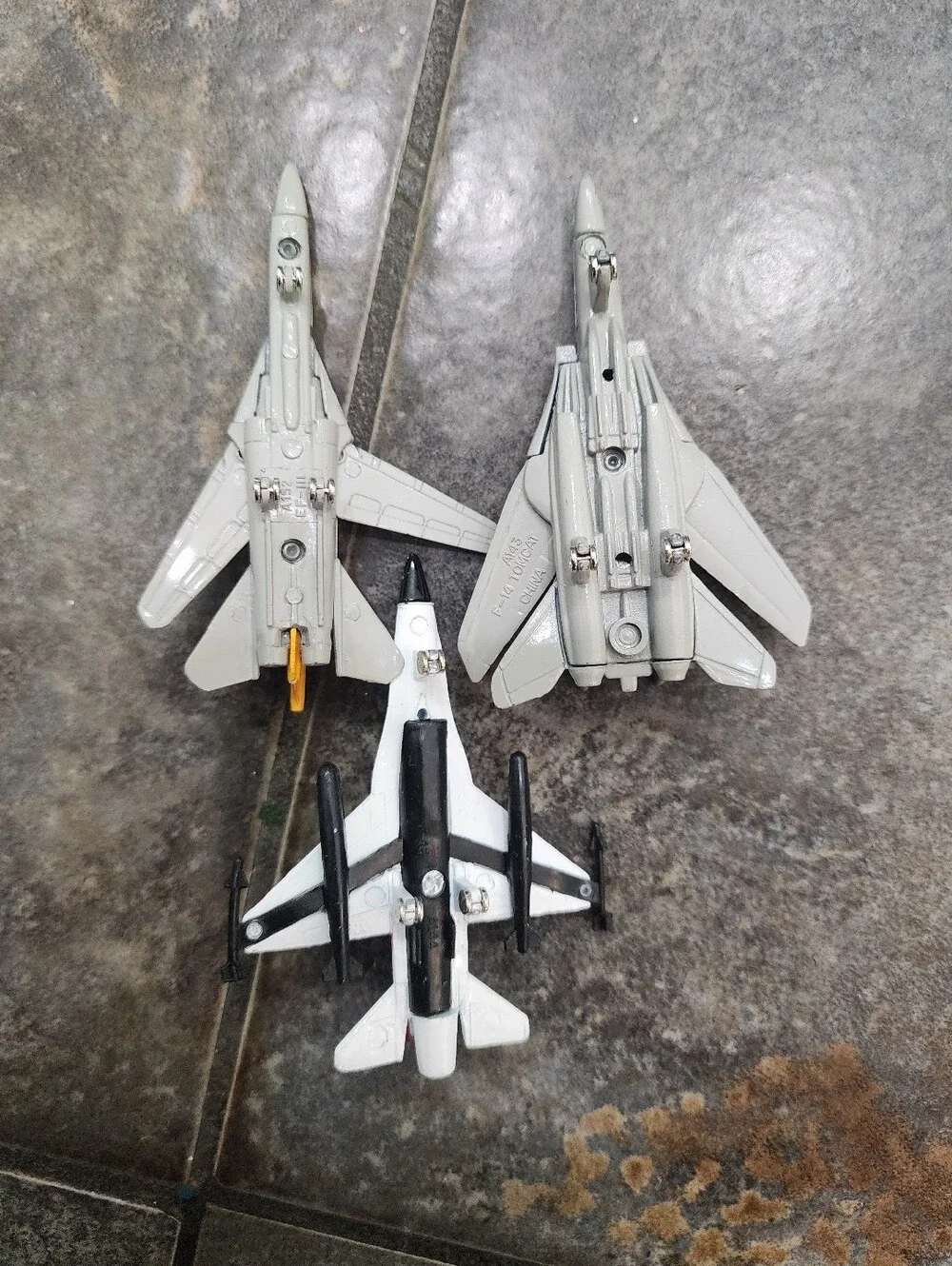 Vintage USAF Diecast Lot Of 9 Zylmex Zee Toys Military Fighter Jet Planes
